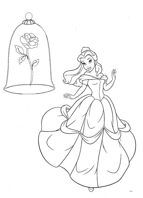 Dibujos Para Colorear Pintar Imprimir Princesas Disney Para Colorear