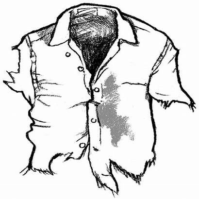 Torn Clothes Drawing Crime Scene Ripped Clothing