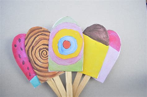 Hello Wonderful 13 Colorful Popsicle Ice Cream Art Projects For Kids