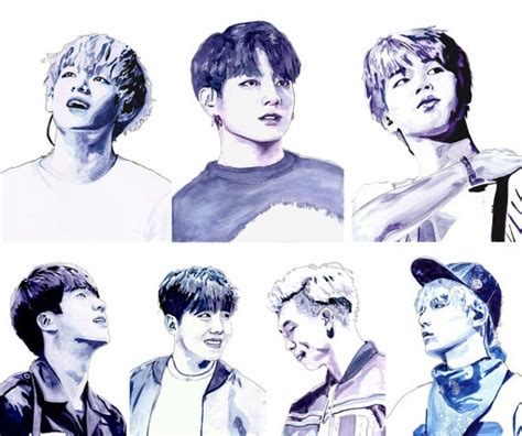 Para fortuna de la familia, aquel llamado comenzó a viralizarse con gran rapidez y. Artículos similares a Bangtan Sonyeondan (BTS) acuarela ...