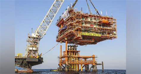 All Platforms In Place At South Pars Phase 13 Offshore Iran Offshore