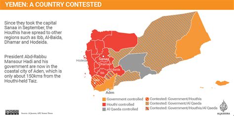 Map Yemen Who Controls What International Shia News Agency