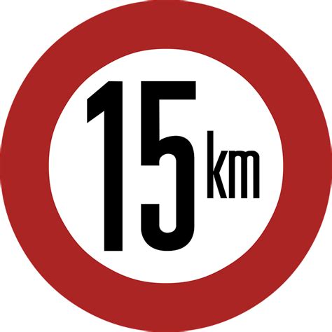 Speed Limit Km Sign Free Vector Graphic On Pixabay