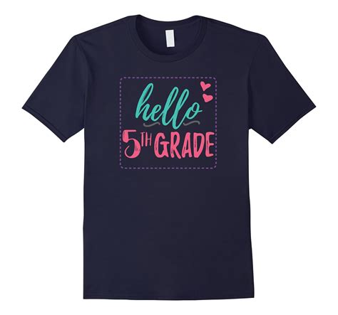 Hello Fifth Grade Cute T Shirt For 5th Graders Teachers Art Artvinatee