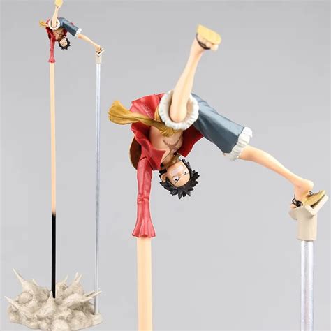 35cm Japanese Anime Action Figure One Piece Luffy Rubber Gun Long Hand Model Pvc Battle Collect