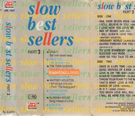 Ari 1007 Slow Best Sellers Part 3 Kaset Lalu