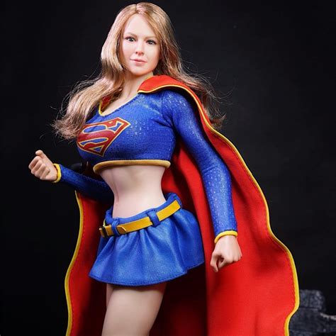 Original Super Duck Set013 Supergirl Suit For 12inch Phicen Tbleague