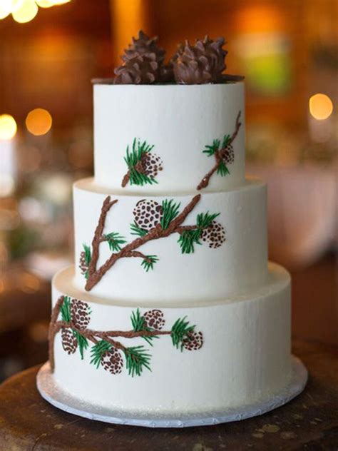 Rustic Christmas Wedding Cake Wiki Cakes