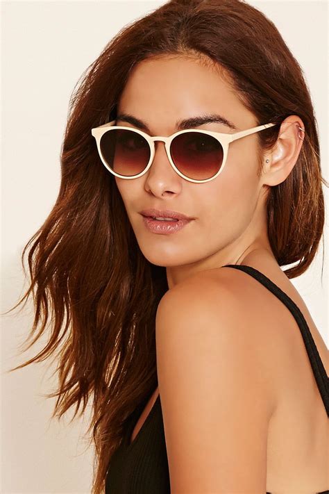 Matte Round Womens Sunglasses Trendy Eyewear Sunglasses Round