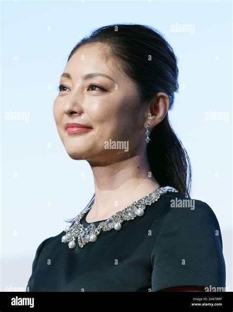 japanese actress takako tokiwa attends a closing ceremony of the japan china fiilm week 2021 in