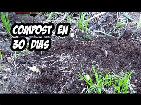 Los materiales se descomponen y se transforman en la capa que fertiliza el. Como hacer Compost en Solo 30 dias | Experimentos - YouTube
