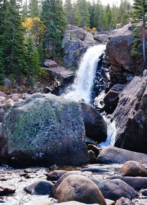Rocky Mountain National Park Rocky Mountains Colorado Waterfall