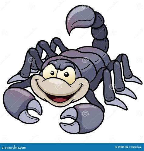 Cartoon Scorpion Stock Vector Illustration Of Cute Scorpion 29889422