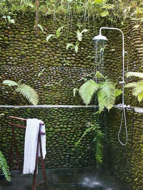 Tropical Outdoor Shower Design Ideas For Homes Pinterest
