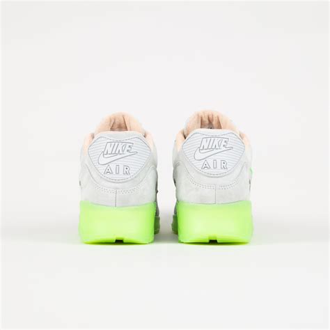 Nike Air Max 90 Premium New Species Pure Platinumelectric Green Bio