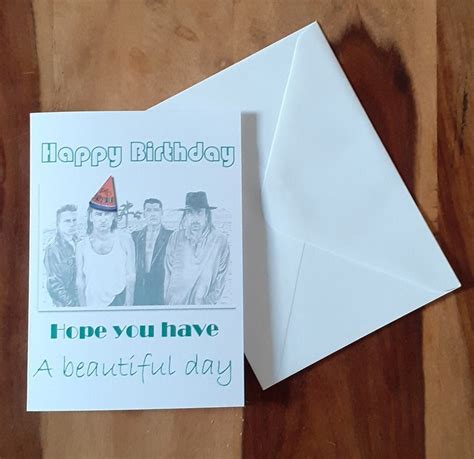 U2 Birthday Card Artwork Adapted From My Original Pencil Etsy