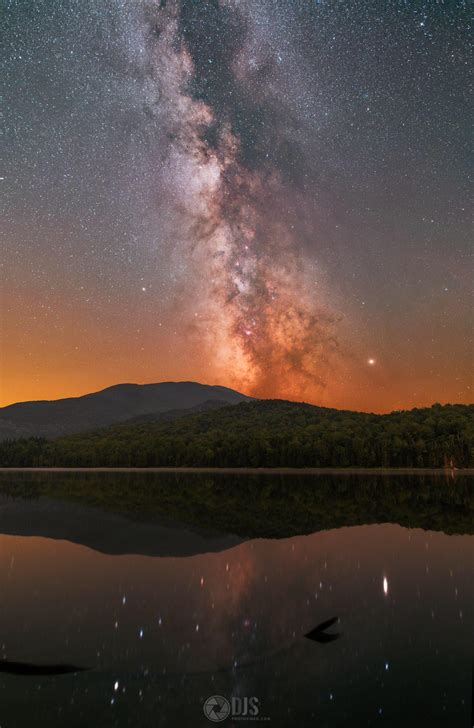 There is nothing like a peaceful night on a lake in the Adirondacks, NY 