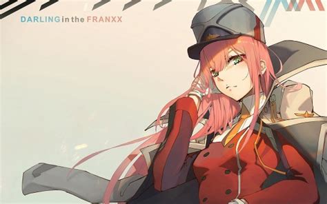 Darling In The Franxx Zero Two Wearing Red Uniform Coat And Hat 4k Hd Anime Wallpapers Hd