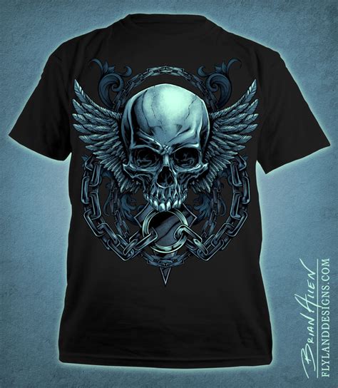 Skull T Shirt Design For Mma Apparel Brand Flyland Designs Freelance