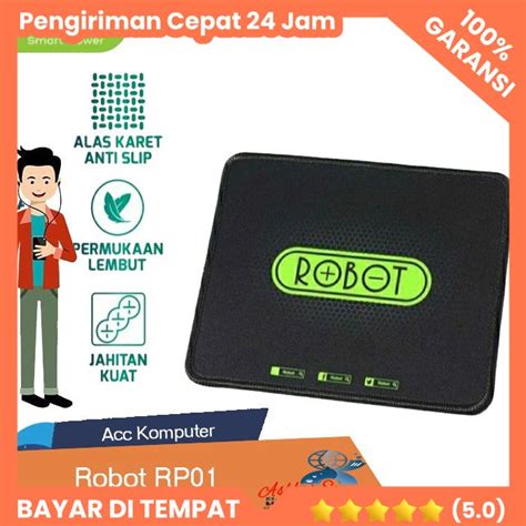 Jual Mousepad Anti Slip Robot RP01 Mouse Pad Gaming Original Shopee