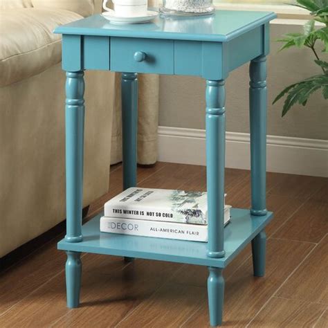 Convenience Concepts French Country 1 Drawer End Table And Reviews Wayfair