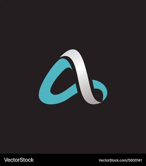 Alfa Symbol Abstract Letter A Logo Royalty Free Vector Image