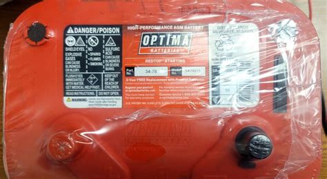 Optima Red Top Battery 34 78 Ebay