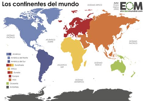 ¿cuántos Continentes Hay En El Mundo Mapas De El Orden Mundial Eom