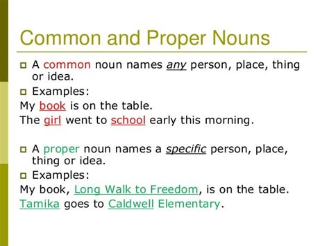 5 Types Of Nouns Powerpoint