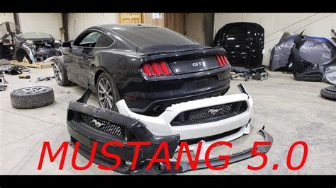 Rebuilding A Wrecked 2015 Mustang Gt Part 1 Youtube