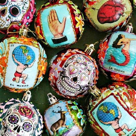 Celebrated each evening from dec. Vintage Mexican Homemade Ornaments ...