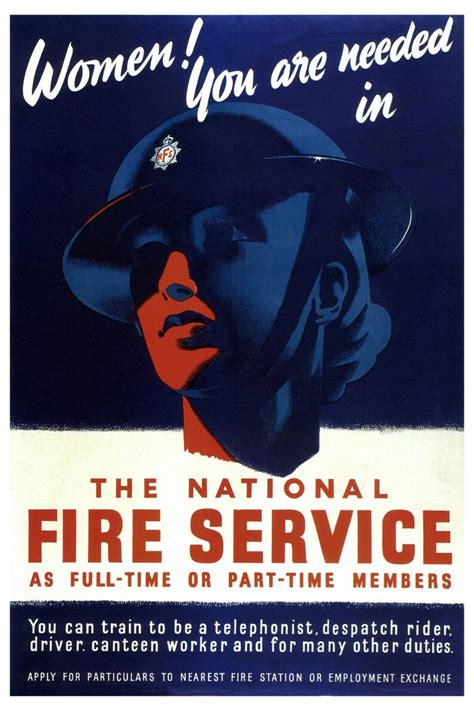 Reprint Of A British Ww2 Afs Recruitment Poster Etsy