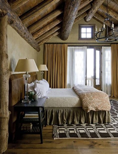 They make it super easy to change up the color palette and to add character to the room. 45 Cozy Rustic Bedroom Design Ideas | DigsDigs