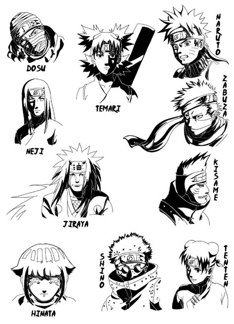 Easy Drawings Of Naruto Characters