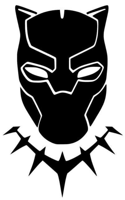 Marvel Black Panther Face Decal Sticker Car Truck Laptop Window Wall 12