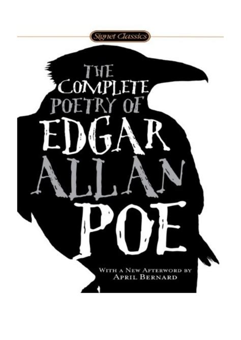 The Complete Poetry Of Edgar Allan Poe Pdf Edgar Allan Poe Signet