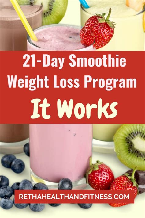 Fat Burning Smoothie 21 Day Smoothie Weight Loss Diet