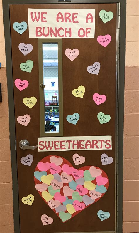 Valentines Day Classroom Door Decoration We Are A Bunch Of Sweethearts