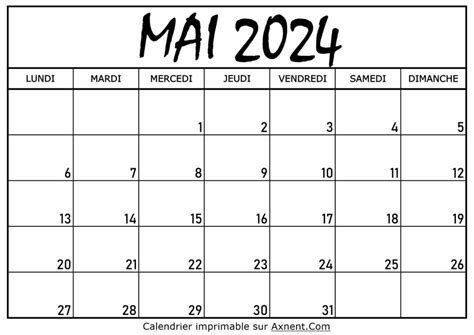 May 2024 Calendar To Print Time Management Tools By Axnent