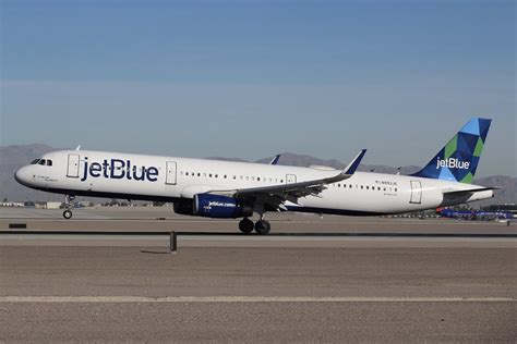 Jetblue Airbus A320 Arrives In Las Vegas From New York So Cal