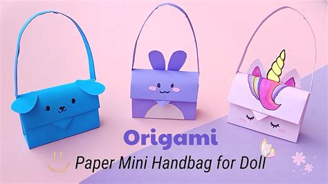 How To Make Paper T Bag How To Make Paper Handbag Origami Paper
