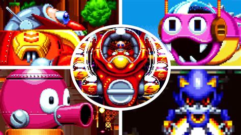 Sonic Mania All Bosses And Ending Youtube
