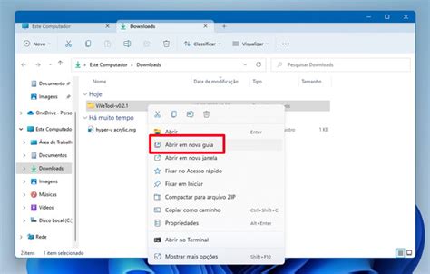 Windows 11 Como habilitar a navegação por guias no Explorador de Arquivos