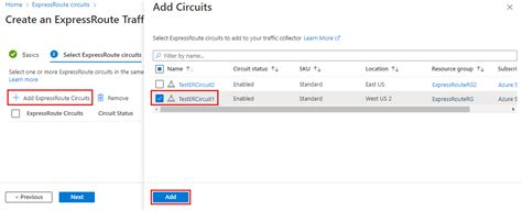 Configure Traffic Collector For Expressroute Direct Azure