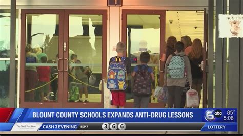 Blount County Schools Expands Anti Drugs Lessons Youtube