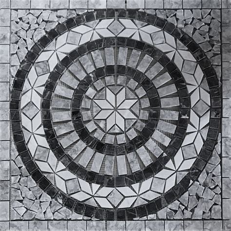 Maybe you would like to learn more about one of these? Medallion Mosaic 24 | Bardiglio Tile