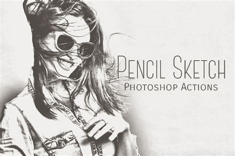 18 Pencil Drawing Photoshop Actions Free And Premium Psd Actions