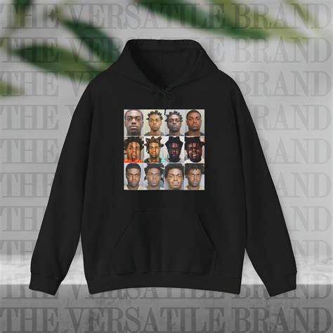 Kodak Black Mugshots Hooded Sweatshirt Kodak Black Hoodie Kodak