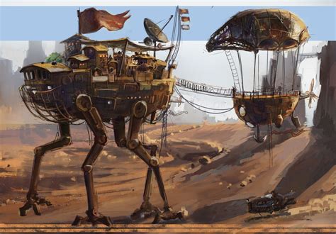 Desert Life Desert Art Robot Concept Art Robot Art Abenteuerzeit