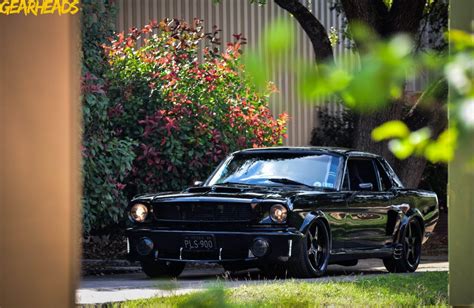 This 1966 Ford Mustang Restomod Is Sexy In Black